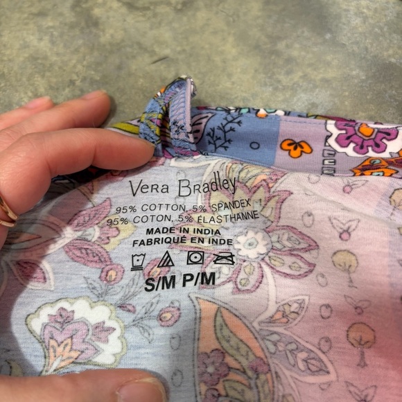 Vera Bradley Womens Plush Robe Size S/M Colorful Paisley Comfy Cozy Loungewear - Picture 5 of 9